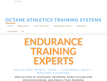 Tablet Screenshot of octane-athletics.com